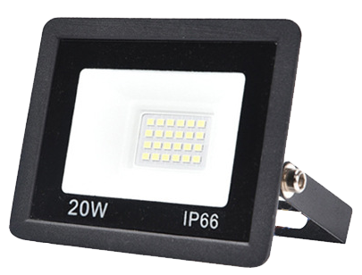 mini LED flood light,20W,100-265V IC driver,6500K,2000LM,IP65 waterproof,outdoor lighting for yards, garages and stairways.